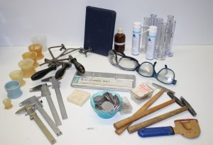 Preview: Dentallabor Restposten - Diverse Werkzeuge + Materialien # 1805