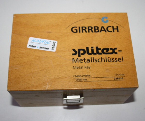 Preview: GIRRBACH-Dental Splitex-Metallschlüssel  # 01046