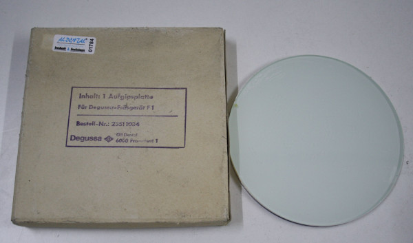 Preview: DEGUSSA Aufgipsplatte für Fräsgerät F 1 # 01784
