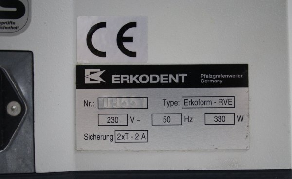 Preview: ERKODENT Tiefziehgerät Typ Erkoform - RVE # 01910