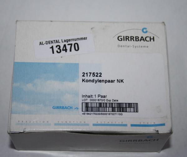 Preview: GIRRBACH DENTAL Artex NK Kondylenpaar # 13470