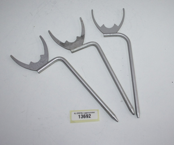 Preview: 3 x Dental Bißgabel # 13692