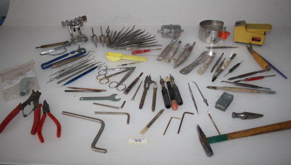 Preview: Diverse Werkzeuge + Zubehör für die Zahntechnik # 7078