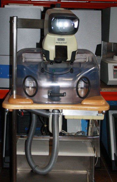 Preview: Reitel Schleif/Absaugbox mit integriertem Mantis Mikroskop # 4456