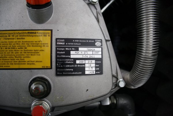 Preview: CompAir Mahle Kompressor + externem Tank + Trocknungsanlage # 7392