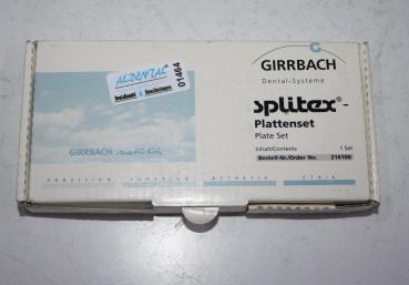 GIRRBACH-Dental Splitex-Plattenset # 01464