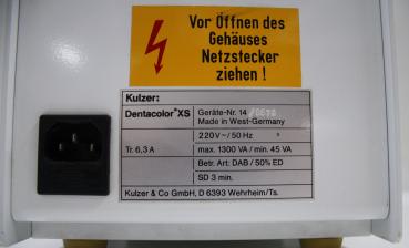 Hochleistungs-Lichtpolymerisationsgerät Dentacolor XS Kulzer # 01911