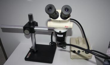 LEICA Mikroskop Typ S4E + Schott Kaltlichtquelle KL 1500 # 11170