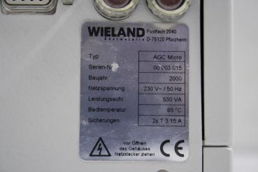 Wieland AGC Micro Galvanogerät # 01143