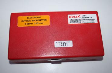 HOLEX Electronic Outside Micrometer Dig. Bügelmessschraube # 12831