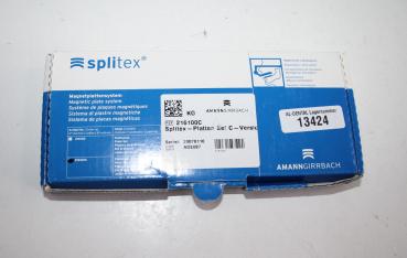 AMANN GIRRBACH Splitex-Platten-Set / Magnetplattensystem # 13424