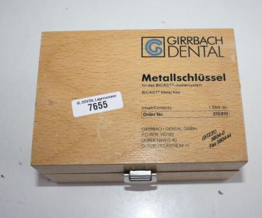 GIRRBACH-Dental BICAST-Metallschlüssel # 7655