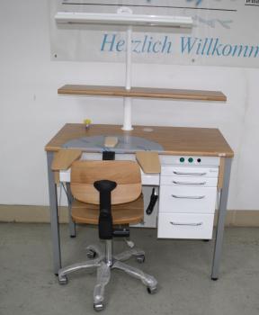 EDARREDO Einzelarbeitsplatz / Labormöbel + Laborstuhl - NEU # 7880