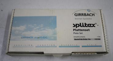 GIRRBACH-Dental Splitex-Plattenset # 7992