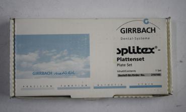 GIRRBACH-Dental Splitex-Plattenset # 7993