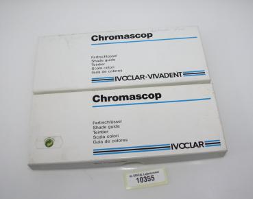 2 x IVOCLAR VIVADENT Chromascop Farbschlüssel - neu OVP # 10355