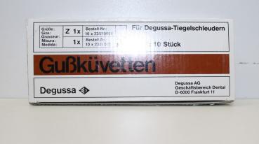 Preview: Degussa Gußküvetten  Z 1 - 10 Stück - neu # 1611