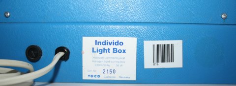 Preview: Halogen-Lichthärtegerät VOCO Individo Light Box # 00591