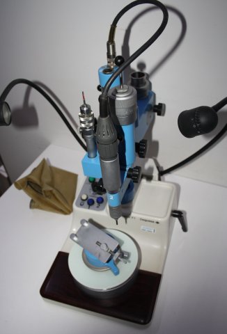 Preview: Degussa Fräsgerät Typ F 1 + Beleuchtung + Haube # 00958