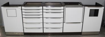 Preview: BAISCH Praxis Behandlungszeile/Schrankzeile aus Stahl 5 Elemente #05143