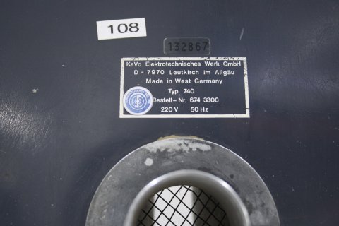 KaVo Schnellschleifer Typ 740 # 01126