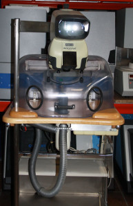 Preview: Reitel Schleif/Absaugbox mit integriertem Mantis Mikroskop # 4456