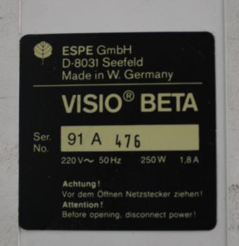 Lichthärtegerät ESPE Visio Beta + Visio Alfa + Vakuumpumpe # 6590