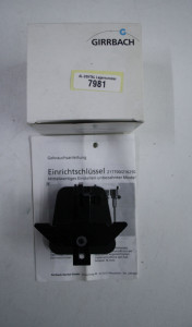 Preview: GIRRBACH Splitex Einrichtschlüssel # 7981