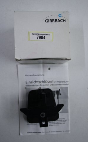 Preview: GIRRBACH Splitex Einrichtschlüssel # 7984