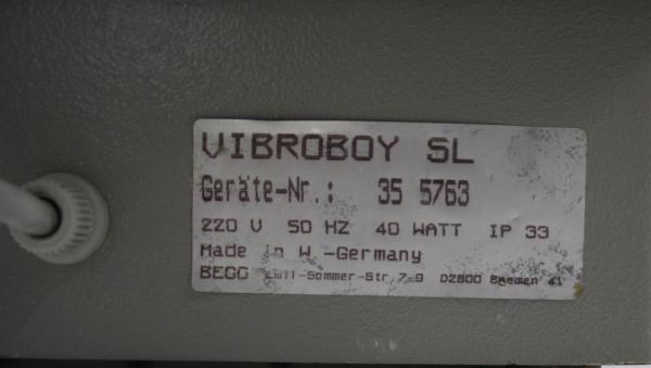 BEGO Dental-Rüttler Typ Vibroboy SL # 00951