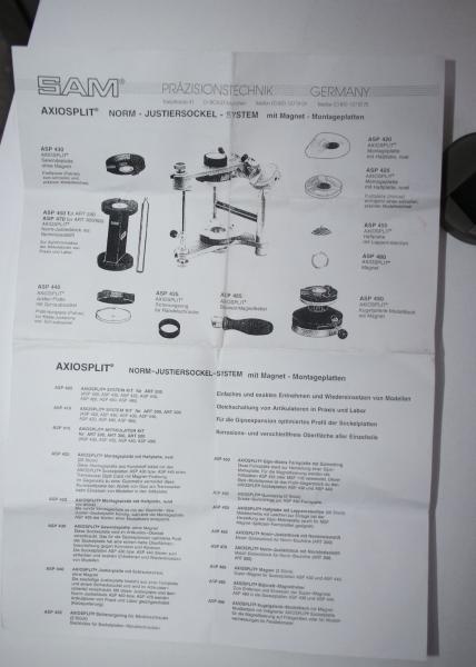 SAM Axiosplit Justiersockel # 01022