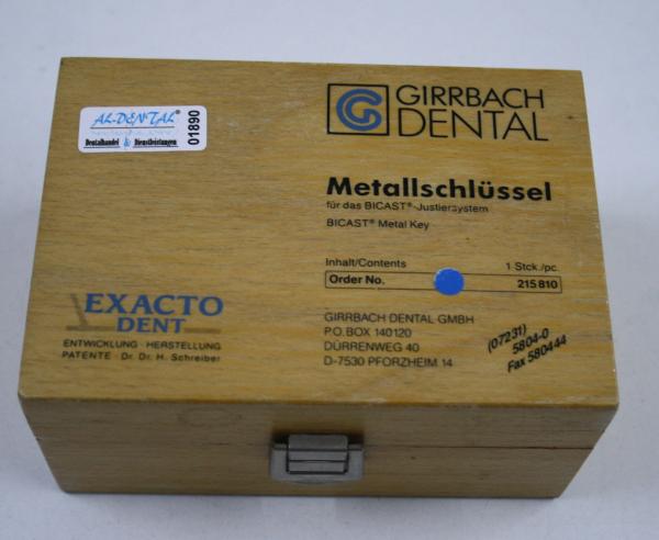 GIRRBACH-Dental BICAST-Metallschlüssel # 01890