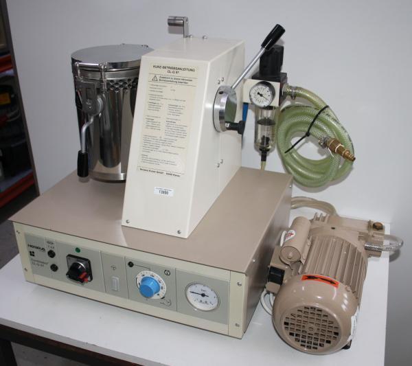 HERAEUS Vacuum-Druckgussgerät Combilabor CL-G-97 + Vakuumpumpe # 13000