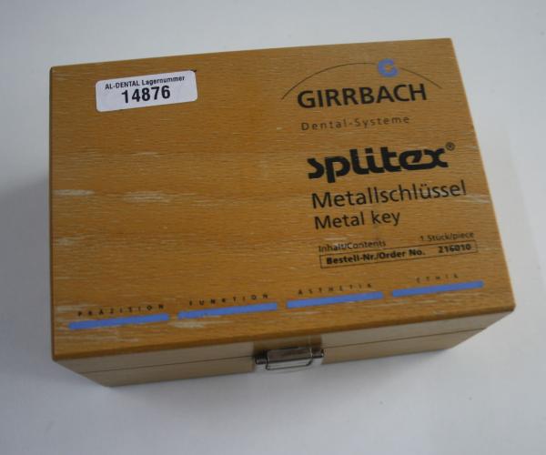 GIRRBACH-Dental Splitex-Metallschlüssel # 14876