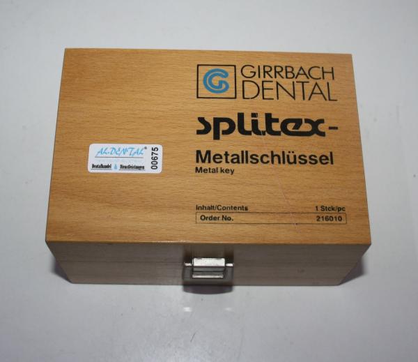 GIRRBACH-Dental Splitex-Metallschlüssel  # 00675