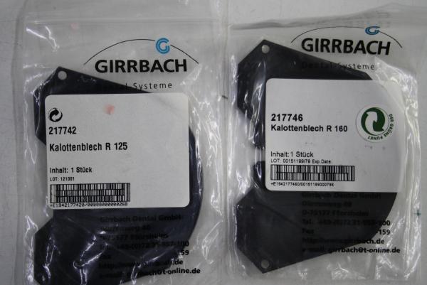 GIRRBACH Kalottenträger incl. Kalottenblech + Splitexaufnahme # 7960