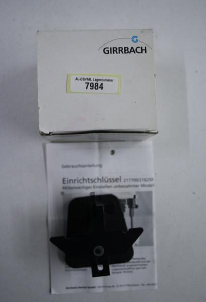 GIRRBACH Splitex Einrichtschlüssel # 7984