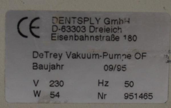 DENTSPLY / DeTrey Vakuumpumpe # 8583