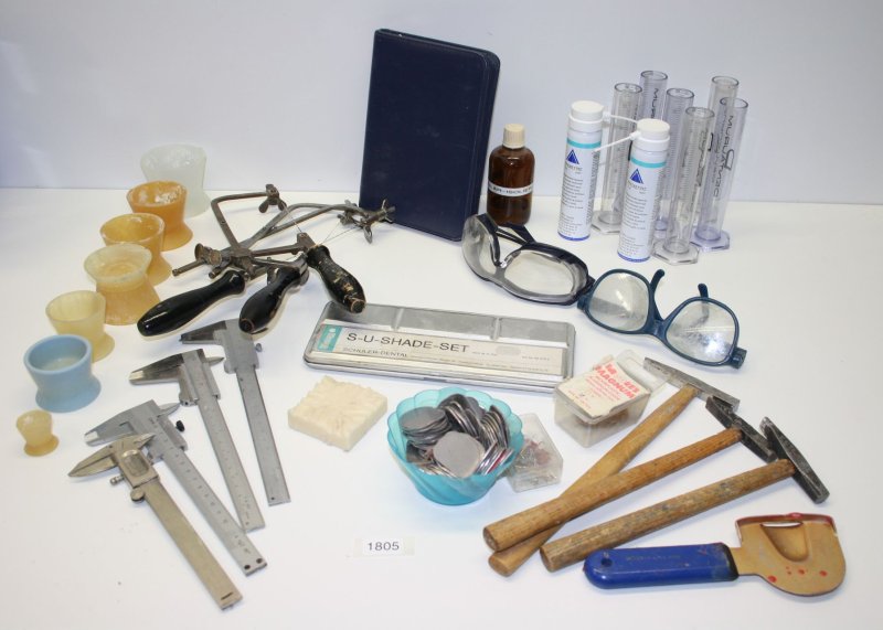 Dentallabor Restposten - Diverse Werkzeuge + Materialien # 1805
