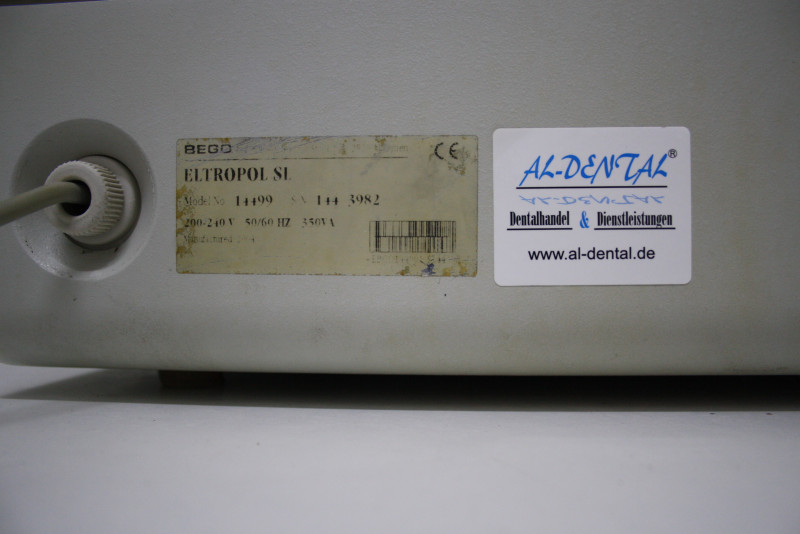 BEGO Glänzgerät Typ Eltropol SL # 00714