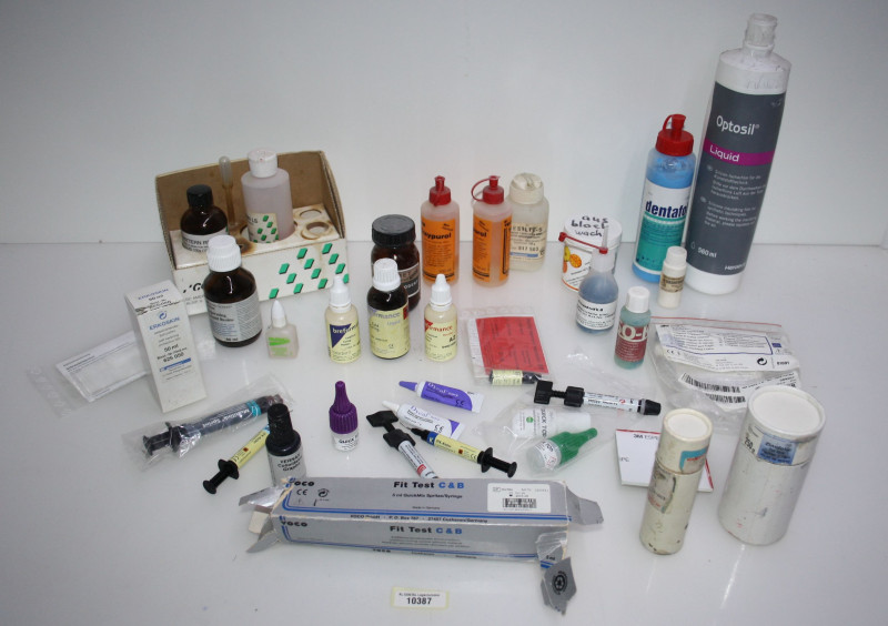 Dentallabor-Restposten diverse Verbrauchsmaterialien # 10387