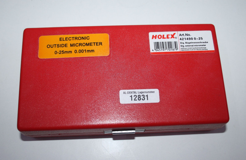 HOLEX Electronic Outside Micrometer Dig. Bügelmessschraube # 12831