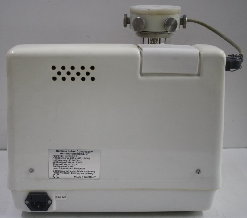 Galvanogerät Heraeus Kulzer CL-GF Combilabor #14793