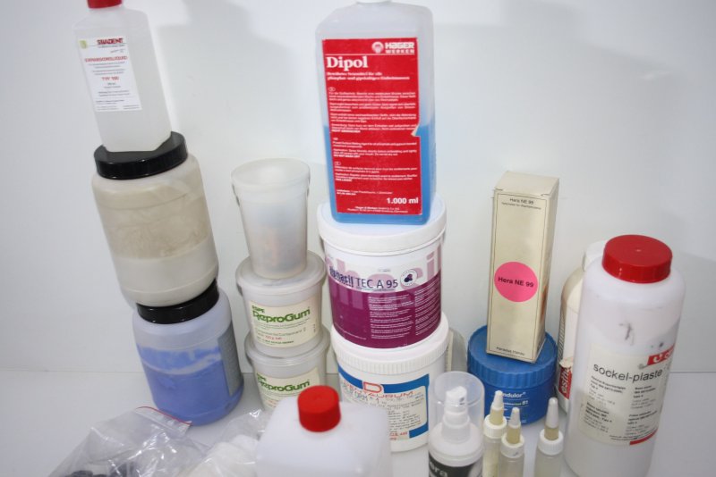 Dentallabor-Restposten diverse Verbrauchsmaterialien # 10518
