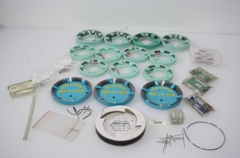 Dentallabor-Restposten Runddraht, Drahtstangen, Ortho-Draht etc. # 10530