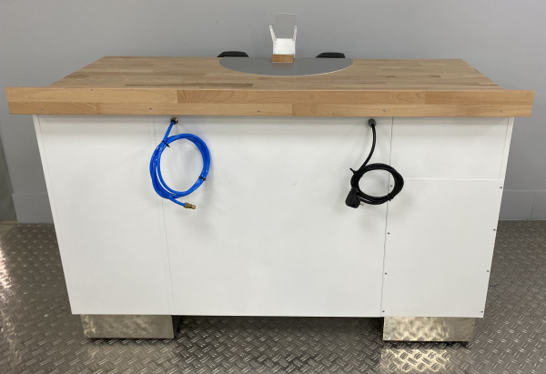 Labortisch Dentalmöbel LED Gelenkleuchte *weiss*