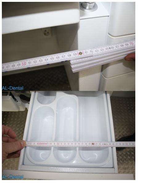 Labortisch Dentalmöbel LED Gelenkleuchte *weiss*